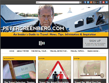 Tablet Screenshot of petergreenberg.com